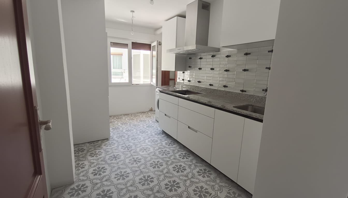 Cocina reformada después de la obra